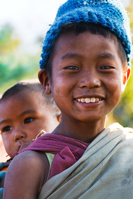  Konyak children of Shangnyu Village